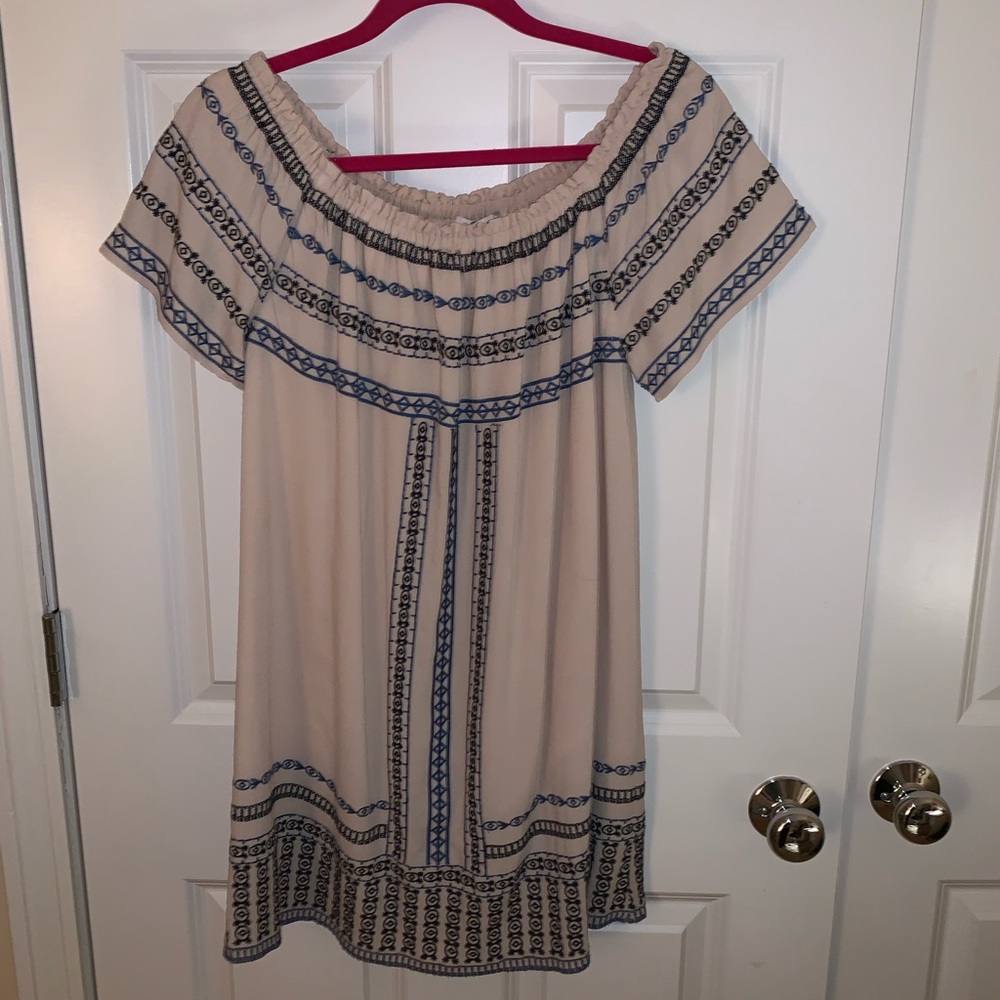 Heart loom mini dress